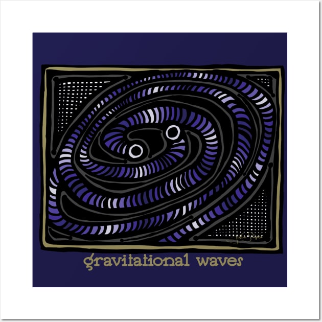 Gravitational Waves Wall Art by JSnipe